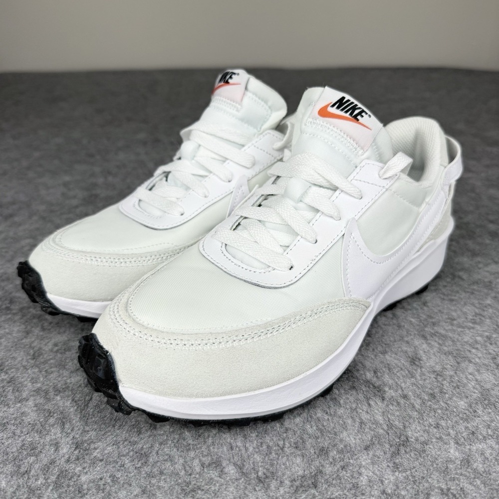 Nike NEW Waffle Debut Shoes Womens Sz 9 White Black Running Sneakers DH9523-100